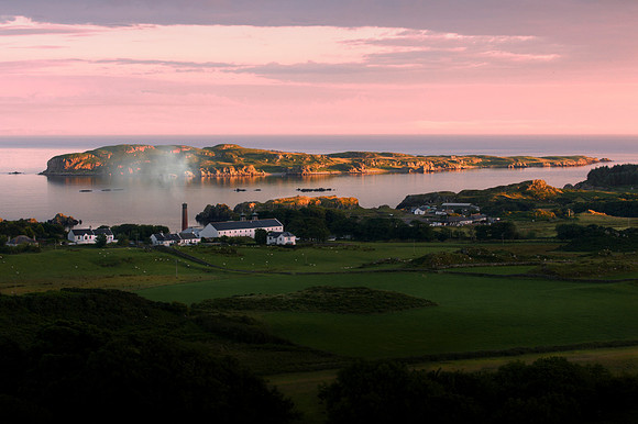Study - View of Lagavulin Distillery from Callumkill Main House