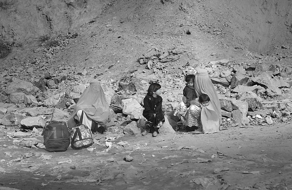 The invisible widows with daughters.  This study will highlight the impact of war, corruption and entrenched social values -  human suffering and environmental crisis - Jalalabad, Afghanistan.