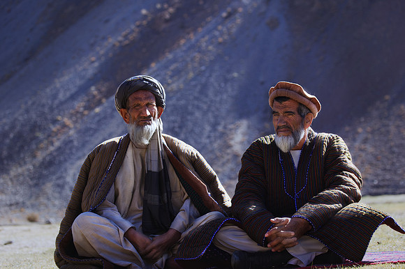 Two Afghan men - this study will highlight an entrenched deep suspicion of any foreigner