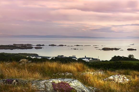Study - View of Ardbeg Distillery from Callumkill
